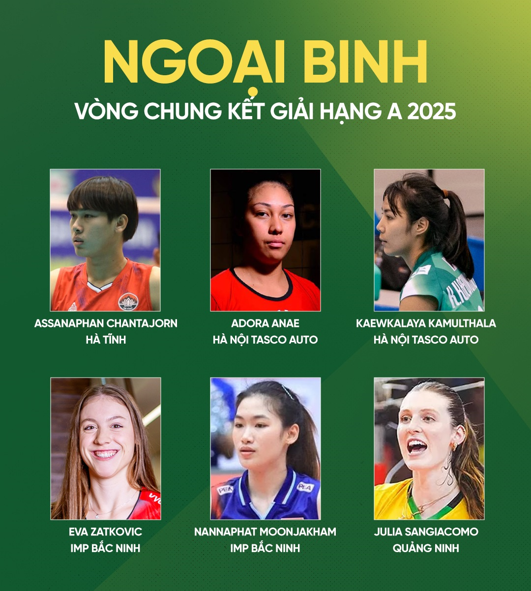 Nhiều nét mới tại Giải bóng chuyền hạng A toàn quốc 2025